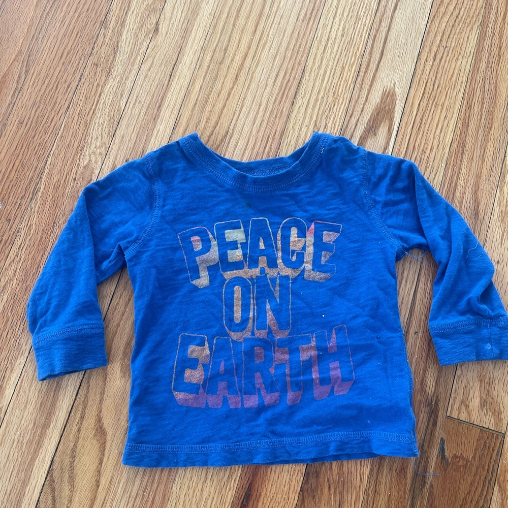 Peek long sleeve size 12-18 months